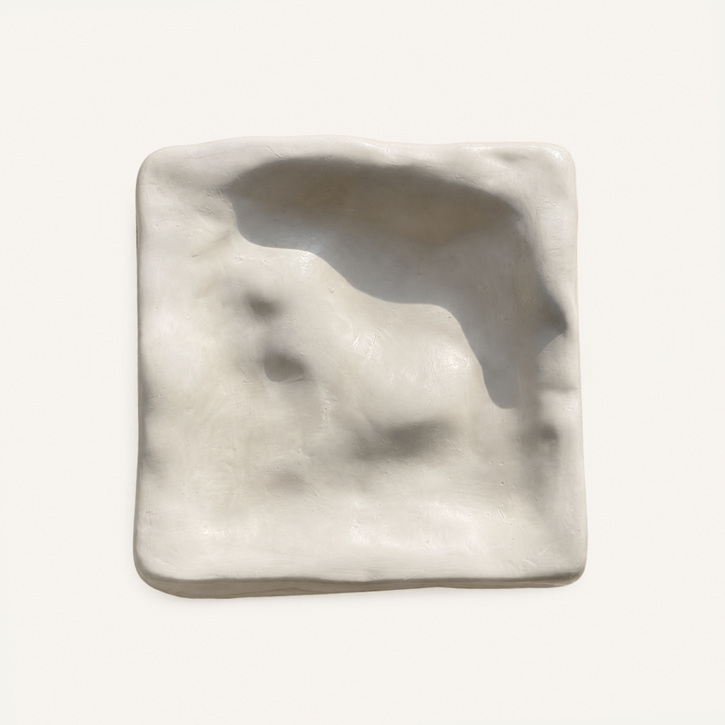 Vassoio Yira in Eco-Resina – Bianco