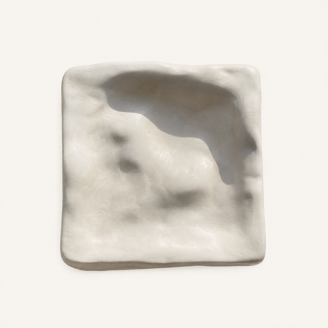 Vassoio Yira in Eco-Resina – Bianco