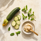 Crema di Zucchine, Menta & Miso Bianco