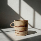 Tazza alta ceramica marmorizzata