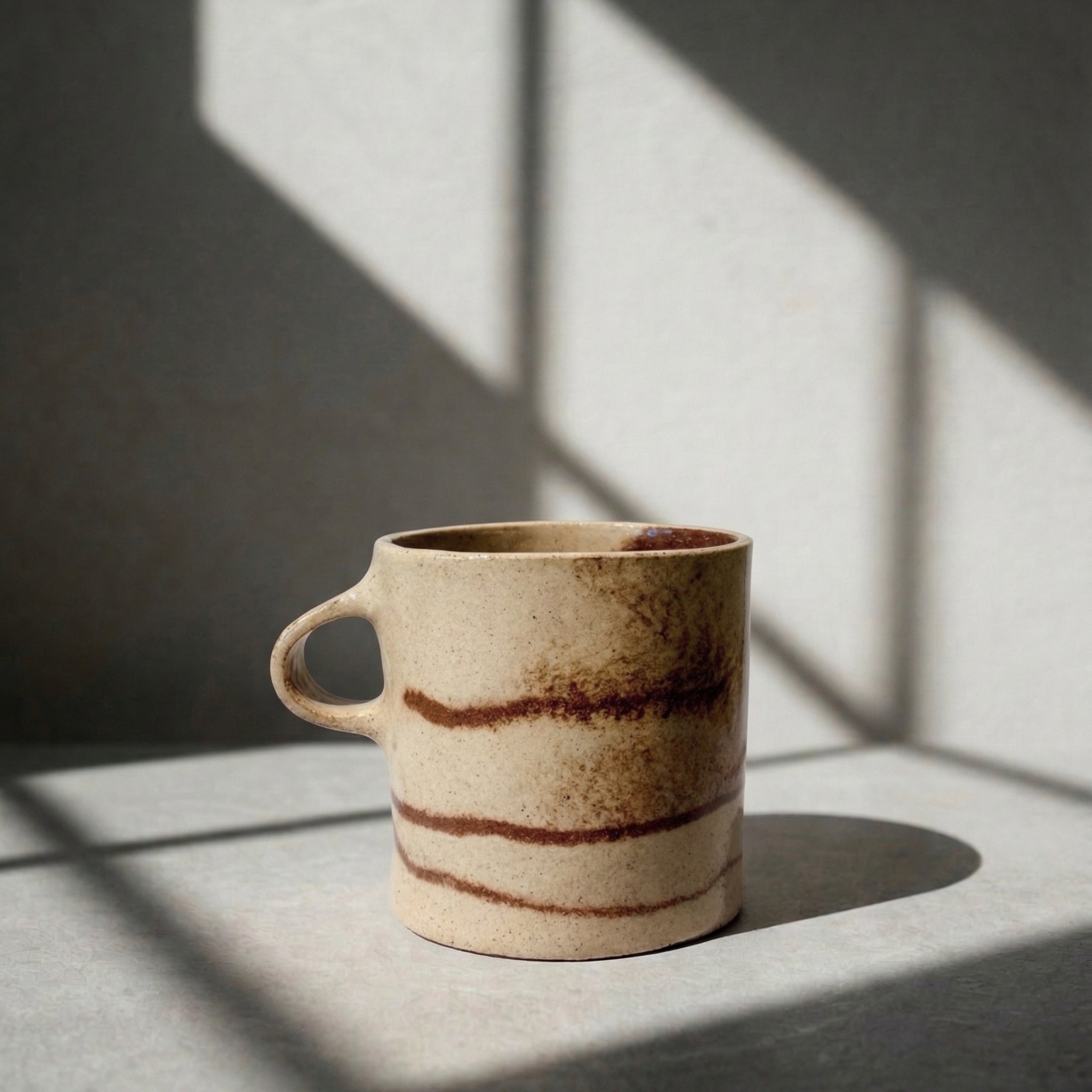 Tazza alta ceramica marmorizzata