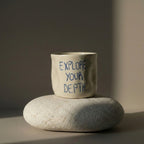 Tazza in Gress segno zodiacale fronte