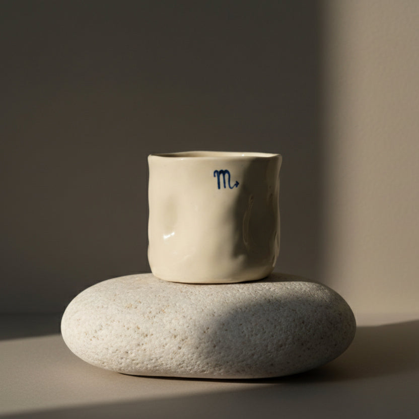 Tazza in gress segno zodiacale _retro