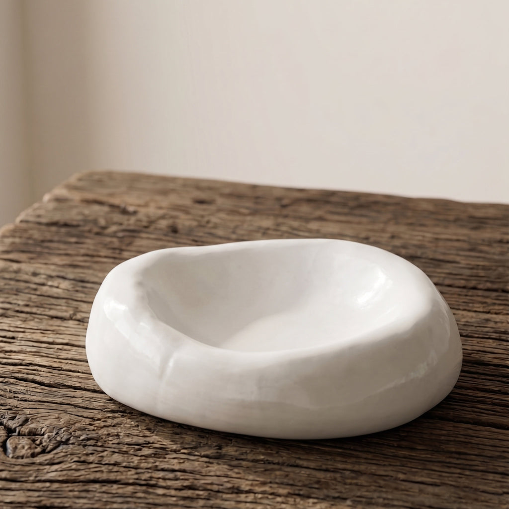 Vassoio Halo in Eco-Resina – Bianco