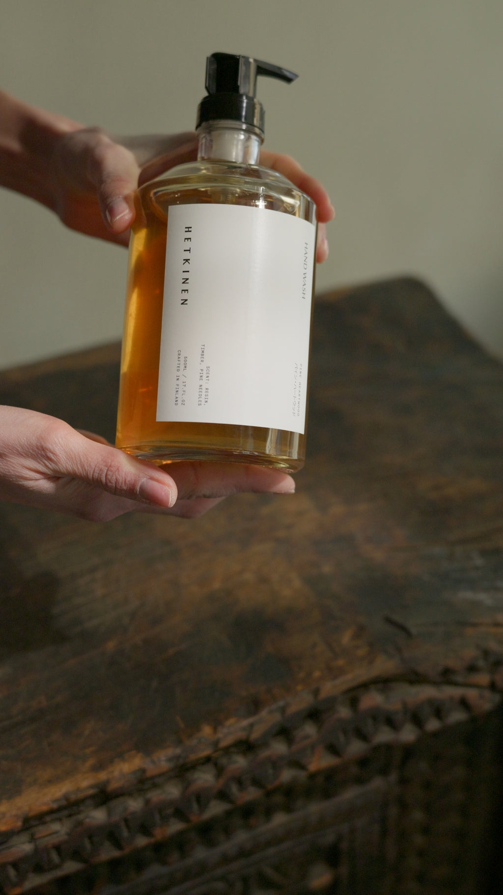 Sapone mani – Pine Heartwood