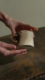 Tazza piccola Marmorizzata – Nera